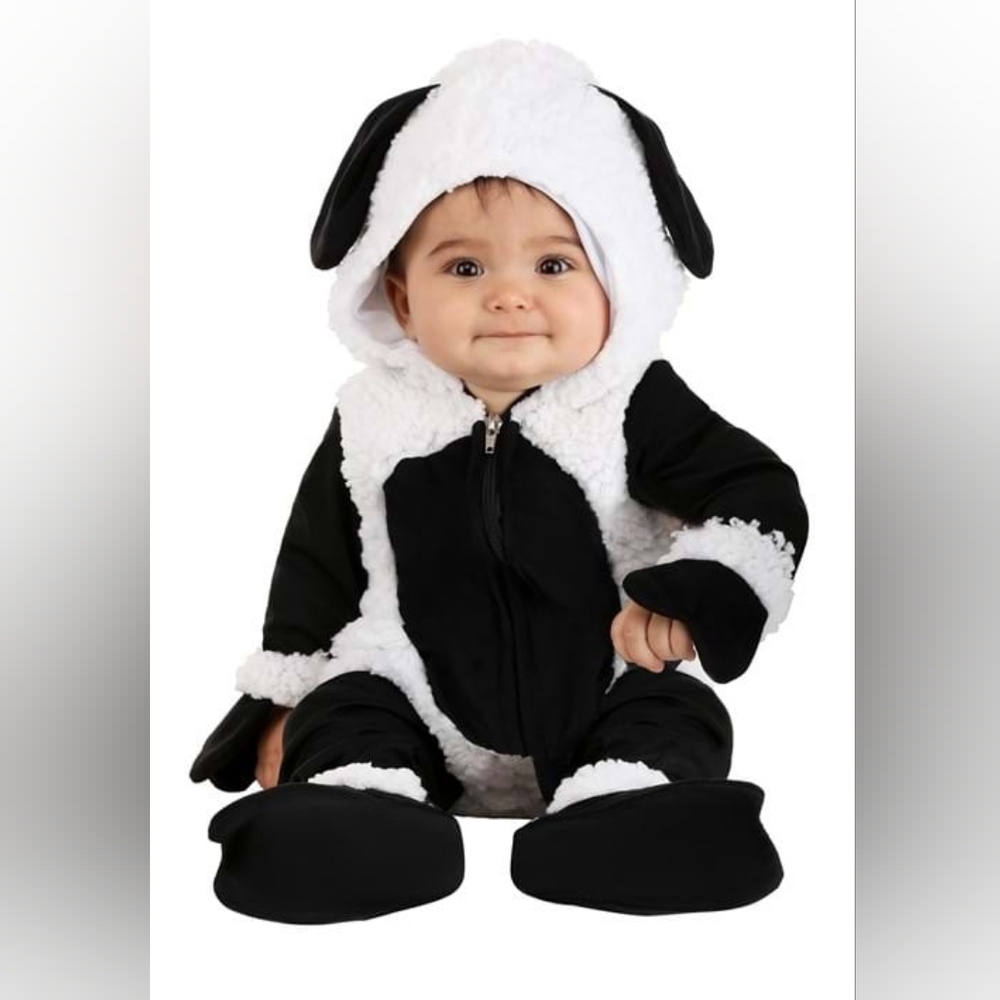 NIB Baby Plush Sheep Costume for Infants- 0-3 Months- Cosplay, Halloween, Cozy
